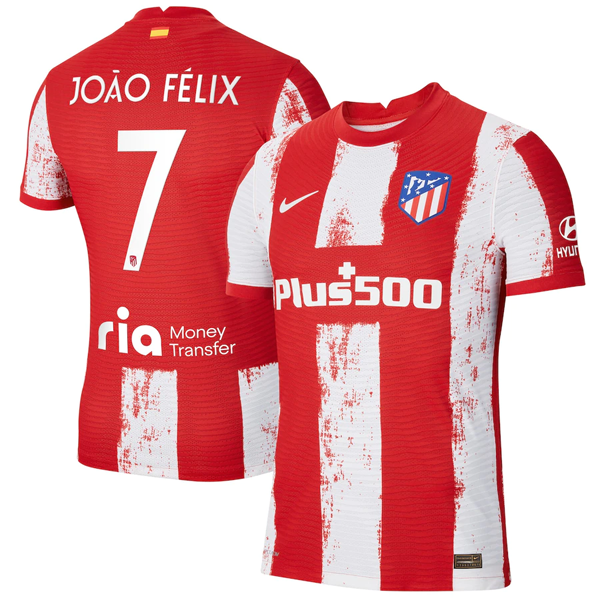 Atletico Madrid João Félix 7 Heimtrikot 2021-2022 Günstige Fußballtrikots